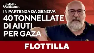 Genova, 40 tonnellate di aiuti per Gaza: Music for Peace e Calp nella flottiglia internazionale