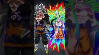 af vegito ssj20k vs goku ssj infinity rainbow #shorts