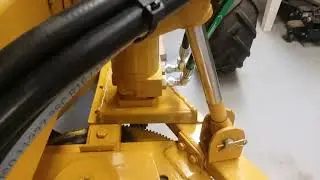 Mini Motor Grader Blade Circle operation