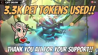Using 3.3k pet tokens!! | Call of Dragons