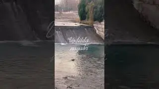 Захватывающий вид на деревню Водил, расположенную в горах Ферганы, Узбекистан 🌿⛰️ #Водил