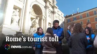 Rome starts charging tourists to get a close look at the Trevi Fountain