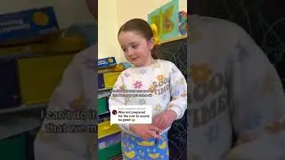 little girl does amazing lion roar
