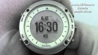 Обзор. Мужские наручные часы Suunto ambit-silver