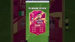 95 Insigne Review in FIFA 23 #shorts #short