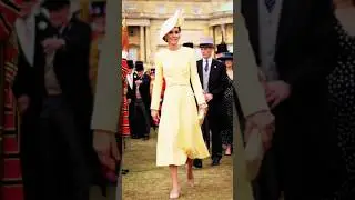 Princesa Kate deslumbra en la fiesta real en los jardines de Buckingham #familiareal