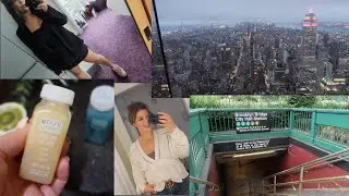 🗽🏙NYC TRIP. VLOG 6✨ summit 1, China town lunch, Gregory's coffee ☕️ (more coffee) ginger shots, NYC