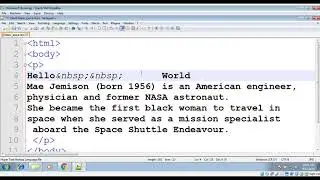 Insert a Blank Space In HTML in Urdu Hindi