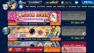 [KHUx Shop] Million Jewel Sweepstake (get KH III Moogle Medal)