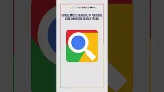 Google makes removal of personal user info from Search easier #cybersecurity #google #shorts