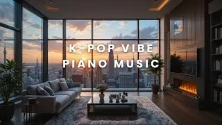 [BGM] K-Pop-Inspired Piano Music at Sunset, Relaxing Music