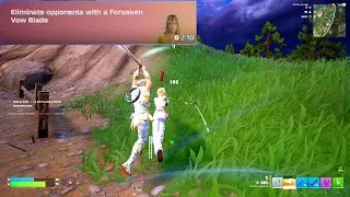 Eliminate opponents with a Forsaken Vow Blade Fortnite