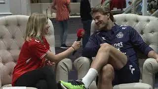Juniorreporter: Hvem er din yndlingsspiller? Den dårligste taber og hvad er landsholdets favoritmad?