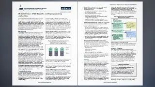 Defense Primer: DOD Transfer and Reprogramming Authorities