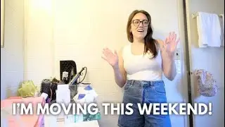 I'M MOVING! PACKING DAY ONE | Katie Carney