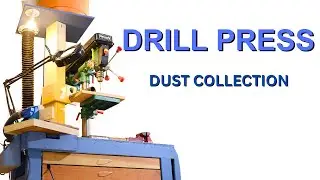 Drill press dust collection