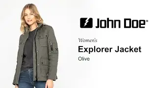 JOHN DOE Women's EXPLORER JACKET in Olive (Official Video) #ridejohndoe #explorerjacket #2022