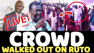 Stranded MUDAVADI And Ruto As CROWD Walked Out On Ruto's SPEECH In A Burial - Embarrassed!