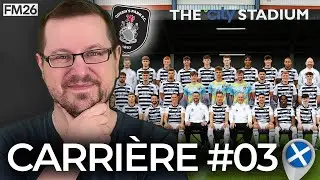 D&eacute;but de saison en D2 &Eacute;COSSAISE - Episode 03 - Carri&egrave;re FM 26 Queens Park FC (Replay)