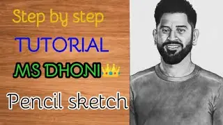 Ms Dhoni Drawing 🦁👑 /How to draw MS Dhoni #portrait #art #csk  @ArtwithHaris  #msdhoni