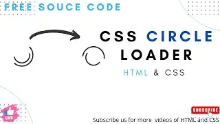 CSS Circular Loader Animation | CSS Only!