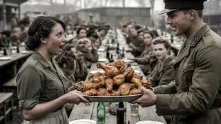 German Women POWs Stunned by First Taste of Fired Chicken