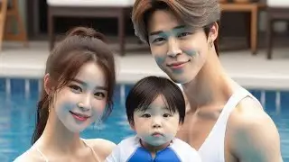 BTS future cute wife and little baby 😍😍😍😍😍😍😍