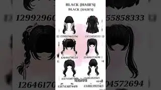id hair for roblox ≧﹏≦ cr:pin
