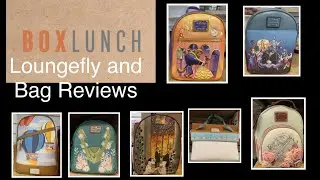 NEW! Disney Loungefly Backpack and Bag Reviews | Boxlunch Exclusives