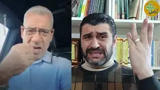 الاعلامي السوري مصطفى الأغا يقرقر القراقير هو وزوجته 