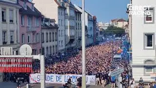 L'arrivée du cortège ! #RCSA #RCSAPSG #LiveRCSA