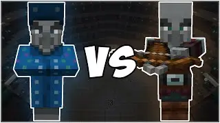 Illusioner vs Pillager - Minecraft Mob Battle