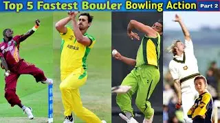 Top 5 Fastest Bowler Bowling Action Copy Part 2 |Cricket Fans