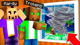 Sobrevivimos a un TORNADO en Minecraft!