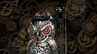 steampunk owl video