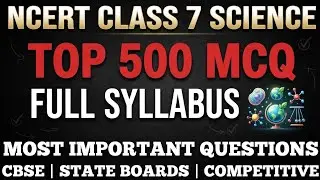 Best Mcq Class 7 Science | Full Syllabus MCQ | Class 7 General Science Questions #class7science