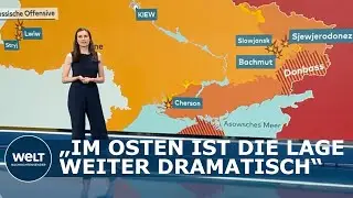 PUTINS KRIEG: Heftige Gefechte im Osten der Ukraine! Die aktuelle Lage an der Front