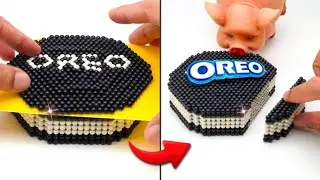 I Built an Oreo Cake with 1000+ Magnet Balls! 🍰🧲😱 CRAZY Satisfying! ASMR | My Magnet