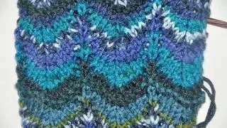 How to knit * Chevron Stitch Missoni Style