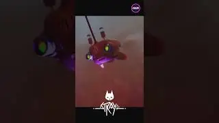 AI Drone almost die to save the cat | Stray #cat #straygame #straygameplay
