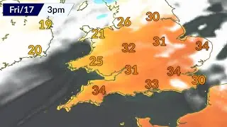 UK and Ireland Weather Forecast - Heatwave! June 15-18, 2022