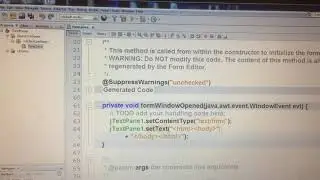 Jtextpane java netbeans