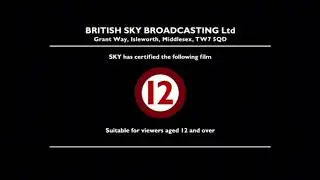 Sky Cinema (Movies) BBFC Certified 12 History (2006-Present)