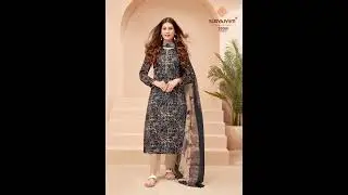 Suryajyoti Naishaa Vol 33 Satin Cotton Dress Material #alayeshatextile