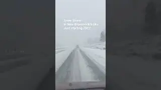 Snow Storm 2022 Moncton New Brunswick , just starting 30 cm.