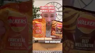 Walkers Crisps Limited Edition | Beef Wellington & Emmental Cheese