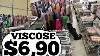 Tecido viscose $6,90 maior distribuidor é atacado de tecido em Goiânia com o melhor preço do Brasil