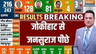 Jokihat Seat: जोकीहाट से जनसुराज पीछे |  Bihar Election Counting | Jansuraj Party | India Tv