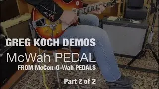 Greg Koch Demos the McWah Pedal from McCon-O-Wah Pedals (Part 2 of 2)  &bull;  Wildwood Guitars