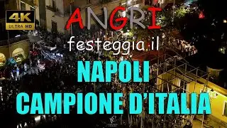 Angri festeggia il Napoli campione d'Italia 2025 | Drone | 4k | Cinematic